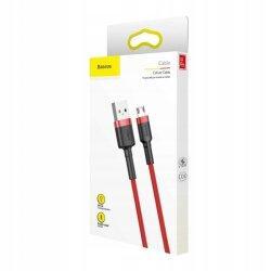 Кабель Baseus Cafule Cable USB for Micro 2.4A 1 м Red (CAMKLF-B09)
