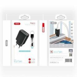 МЗП XO L57 2.4A/2USB + microUSB Black