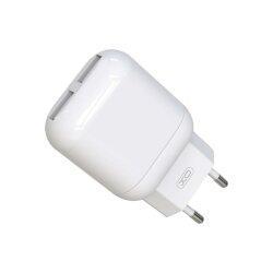 МЗП XO L78 2.4A/2USB + microUSB White