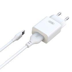 МЗП XO L99 2.4A/1USB + lightning White