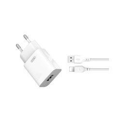 МЗП XO L99 2.4A/1USB + lightning White