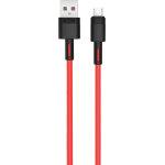 Кабель XO microUSB NBQ166 5A/1m Red