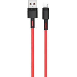 Кабель XO microUSB NBQ166 5A/1m Red