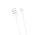 Кабель XO microUSB NB200 2.1A/1m White