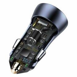 АЗП Baseus Golden Contactor Pro Dual Quick 1 USB QC 3.0 + Type-C PD (40W) (TZCCJD-0G) Black