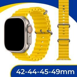 Ремінець XOKO Ultra для Apple Watch 42/44/45/49мм Mustard