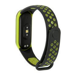 Ремінець силіконовий XOKO Sport для Xiaomi Mi Band 5/6/7 Black/Green