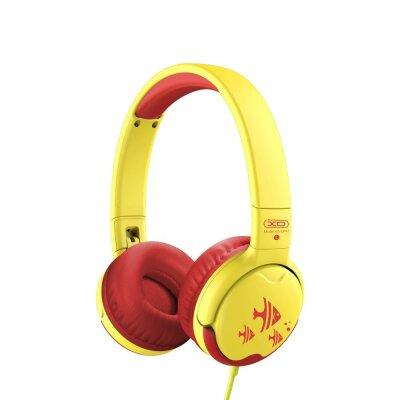 Навушники XO EP47 Red-Yellow