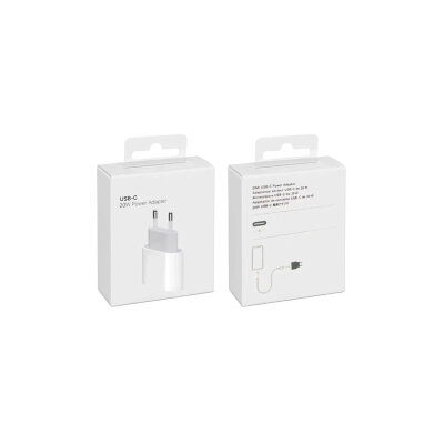 Мережевий зарядний пристрій Apple 20W USB-C Power Adapter White (MHJE3ZM/A)