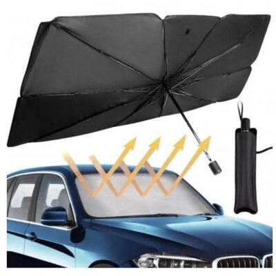 Парасоля на лобове скло в авто Optima Car Umbrella Сонцезахисна шторка Автомобільний козирок для захисту від сонця