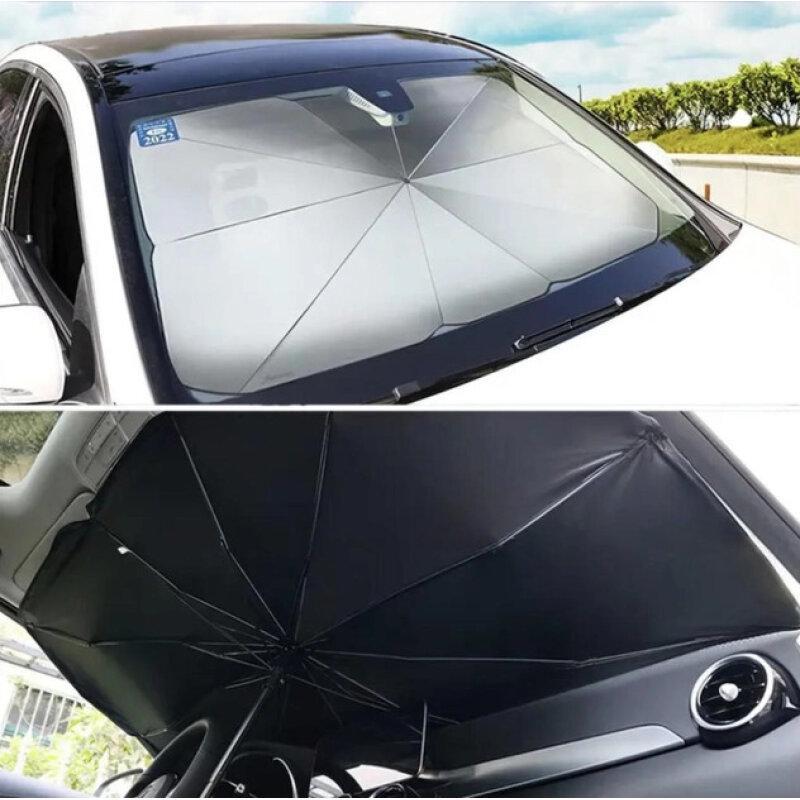 Парасоля на лобове скло в авто Optima Car Umbrella Сонцезахисна шторка Автомобільний козирок для захисту від сонця - Зображення 2