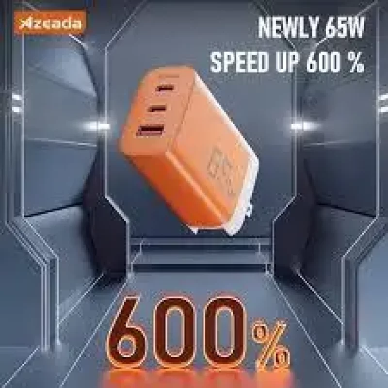 Мережевий зарядний пристрій AZEADA Seal Series 65W Gallium Nitride Charger AZ-A04