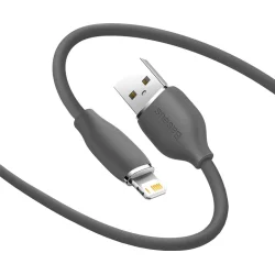 Кабель Baseus Jelly Liquid Silica Gel Fast Charging Data Cable USB to iP 2.4A 1.2 м Black (CAGD000001)