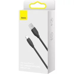 Кабель Baseus Jelly Liquid Silica Gel Fast Charging Data Cable USB to iP 2.4A 1.2 м Black (CAGD000001)