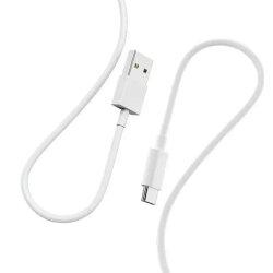 Кабель Denmen D22V Micro USB 2.4A 1M Білий