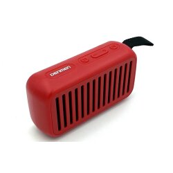 Портативна Bluetooth колонка DENMEN DR08 Red, AUX, Micro-SD card, USB
