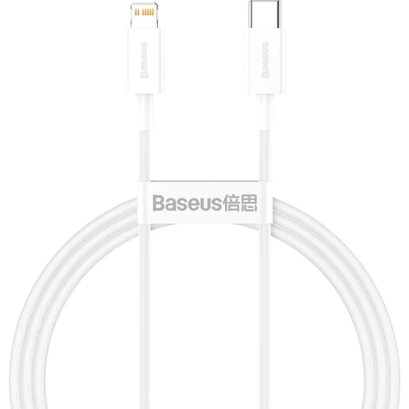 Кабель Baseus Superior Series Fast Charging Type-C to Lightning PD 20W 1 м White (CATLYS-A02)