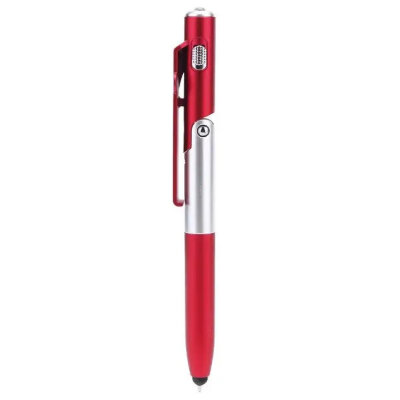 Стилус-ручка тримач XOKO для ємкісних екранів ST-100 LED-ліхтар Червона
