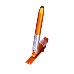 Стилус-ручка тримач XOKO для ємкісних екранів ST-100 LED-ліхтар Жовта