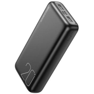 Універсальна мобільна батарея XO Power Bank 20000mAh PR183 Light Display Black