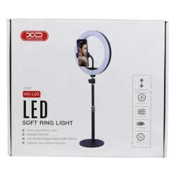 Кільцева світлодіодна LED лампа XO L03 26 см