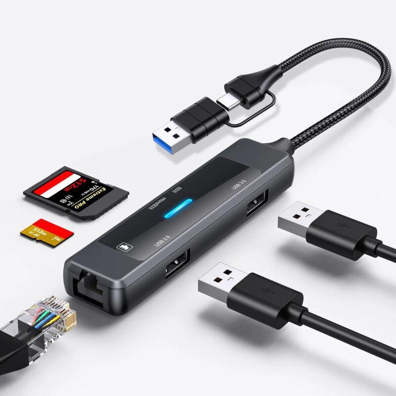 USB-Type-C хаб адаптер  XOKO AC-350 - Зображення 10