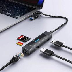 USB-Type-C хаб адаптер  XOKO AC-350