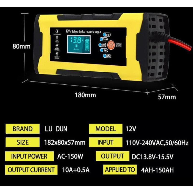 Імпульсний зарядний пристрій XOKO 12V10A з функцією відновлення АКБ - Зображення 5