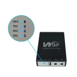 Powerbank XOKO WGP DC UPS 8800mAh для роутеру 5-12V з ДБЖ Black