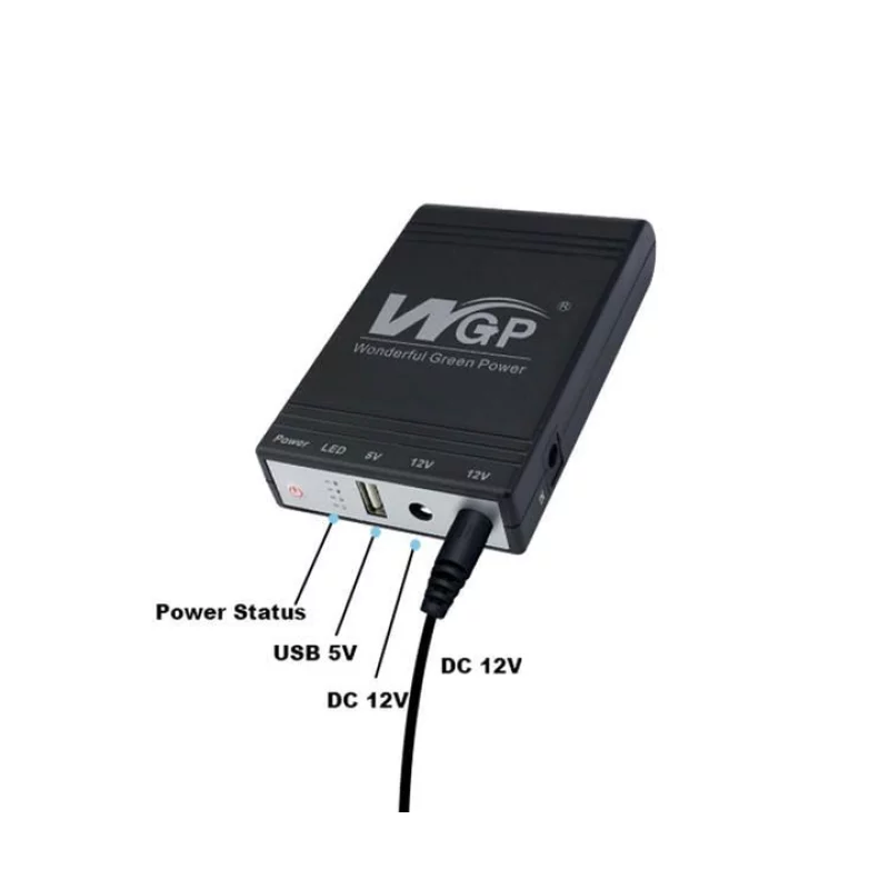 Powerbank XOKO WGP DC UPS 8800mAh для роутеру 5-12V з ДБЖ Black