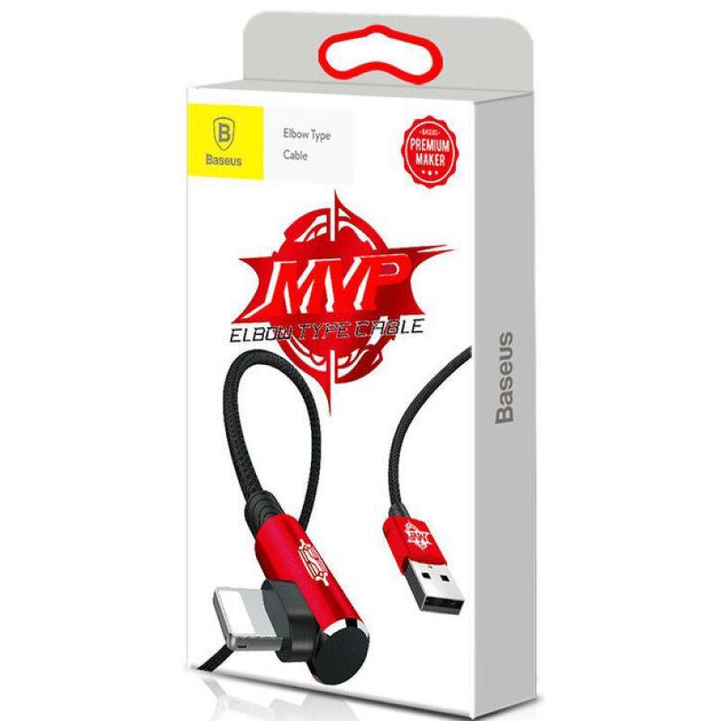 Кабель Baseus MVP Elbow Type Cable USB for IP 2 A 1 m Red (CALMVP-09) - Зображення 5