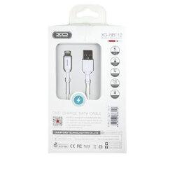 Кабель XO NB112 3A Fast Charging USB Cable Lightning 1 м White