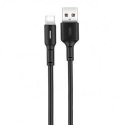 Кабель XO NB112 3A Fast Charging USB Cable Micro 1 м Black