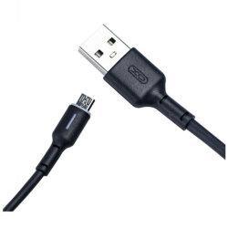 Кабель XO NB112 3A Fast Charging USB Cable Micro 1 м Black