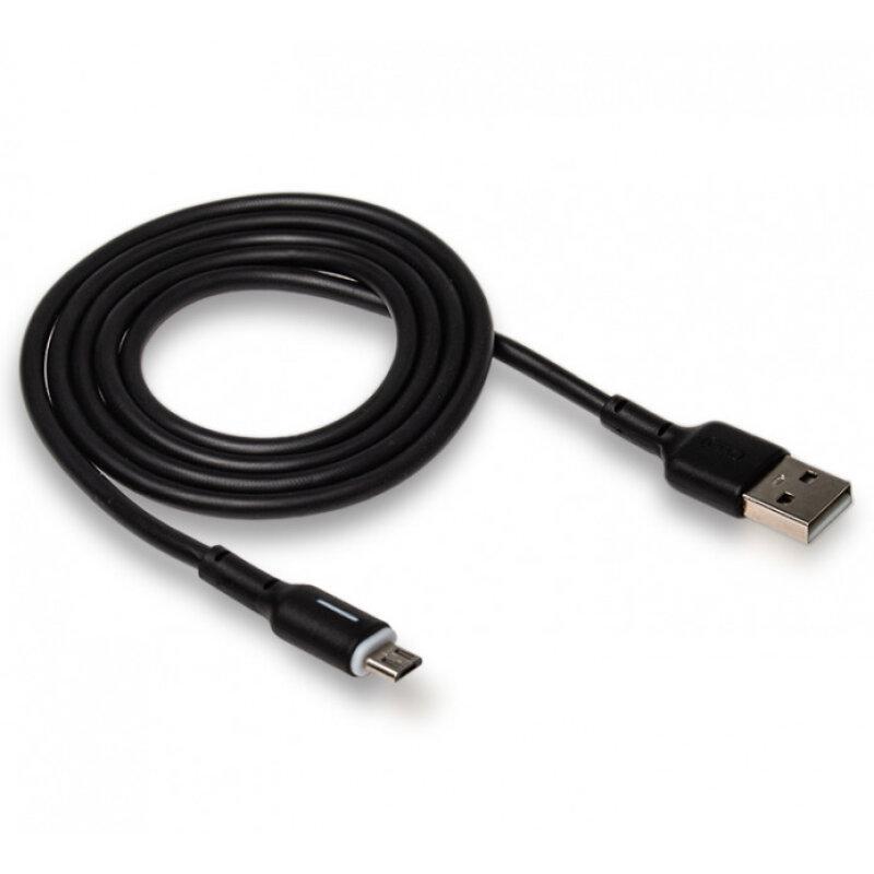 Кабель XO NB112 3A Fast Charging USB Cable Micro 1 м Black - Зображення 2