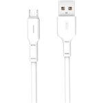 Кабель XO NB112 3A Fast Charging USB Cable Micro 1 м White