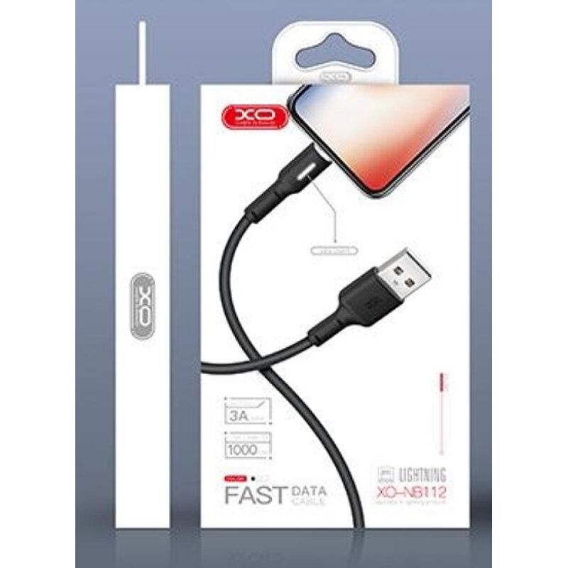 Кабель XO NB112 3A Fast Charging USB Cable Type-c 1 м Black