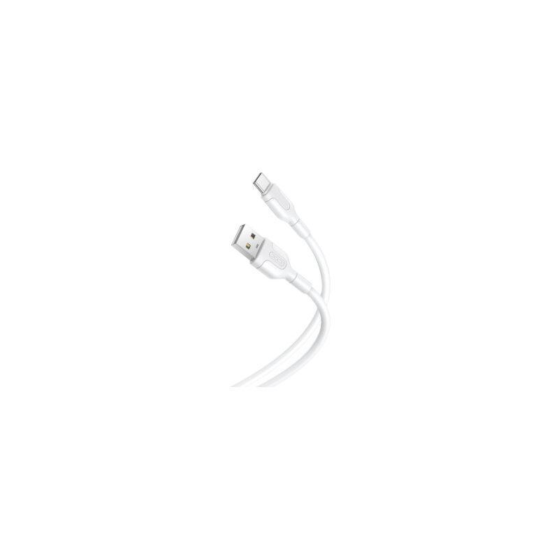 Кабель XO NB112 3A Fast Charging USB Cable Type-c 1 м White