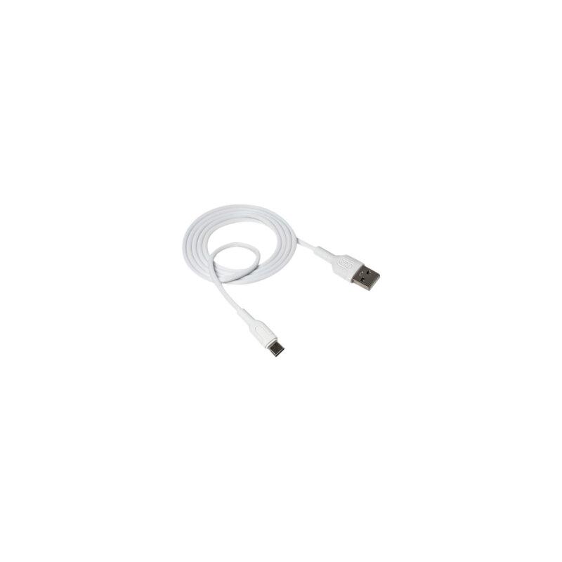 Кабель XO NB112 3A Fast Charging USB Cable Type-c 1 м White - Зображення 2