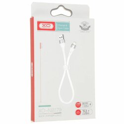 Кабель XO NB179 2.4A USB cable for Lightning 0.25M White