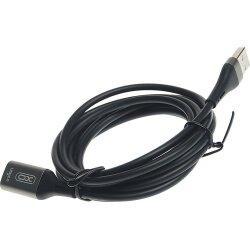 Подовжувач Кабель XO NB219 USB to USB 2m Black