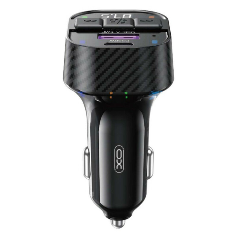 FM Transmitter BCC17 Smart Bluetooth MP3 A+C Dual Port PD30W Car Charger - Зображення 4