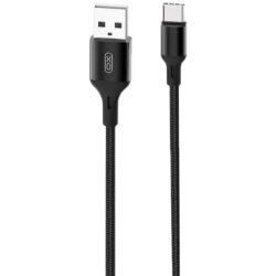 Кабель XO NB143 Braided Data Cable Type-C 1 м Чорний