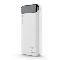 Універсальна мобільна батарея Lionpatton L10 20000 mAh 10,5W білий