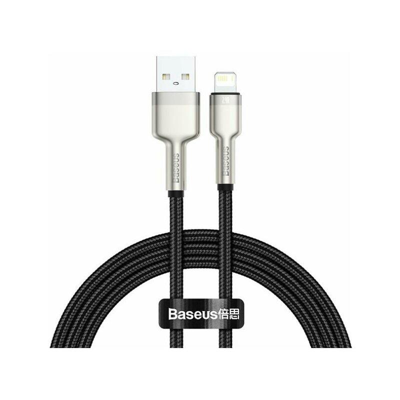 Кабель Baseus Cafule Metal Type-C to Lightning PD 20W 1 м Black (CATLJK-A01)