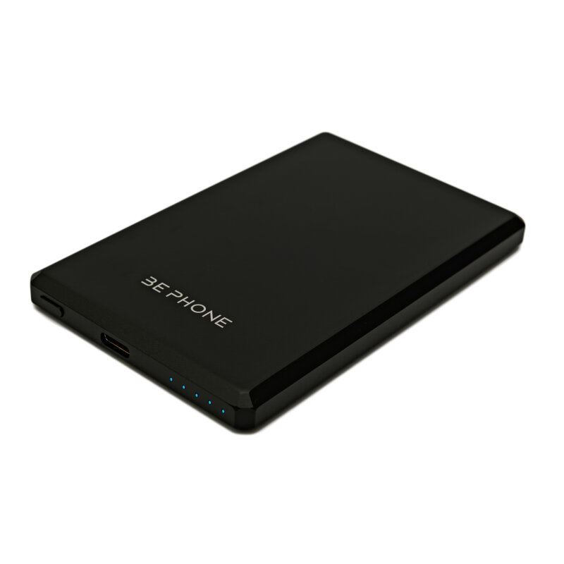 Універсальна мобільна батарея BePhone K5 5000 mAh MagSafe Black 15W