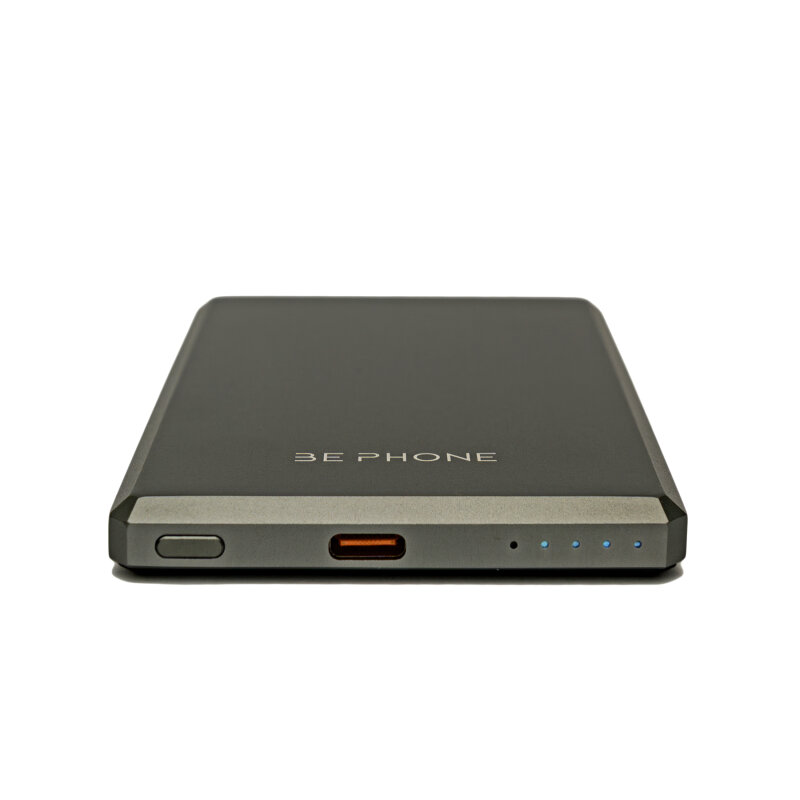 Універсальна мобільна батарея BePhone K5 5000 mAh MagSafe Grey 15W