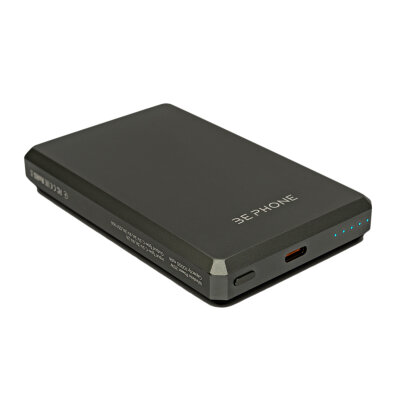 Універсальна мобільна батарея BePhone K6 10000 mAh MagSafe Grey 20W