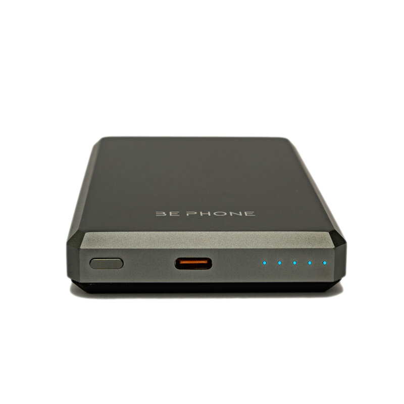 Універсальна мобільна батарея BePhone K6 10000 mAh MagSafe Grey 15W