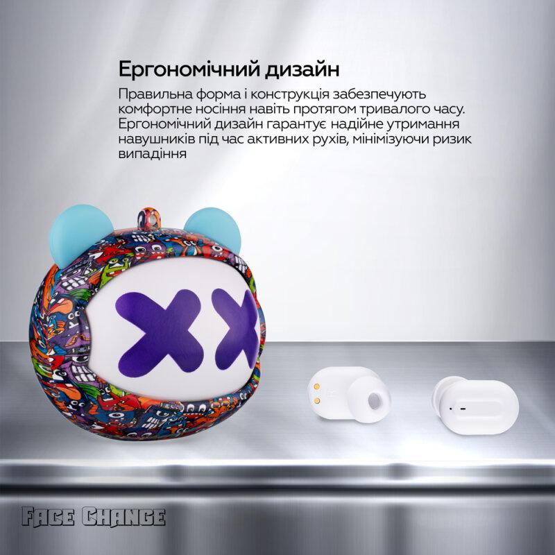 Навушники XOKO G05-face changing TWS Violet - Зображення 16